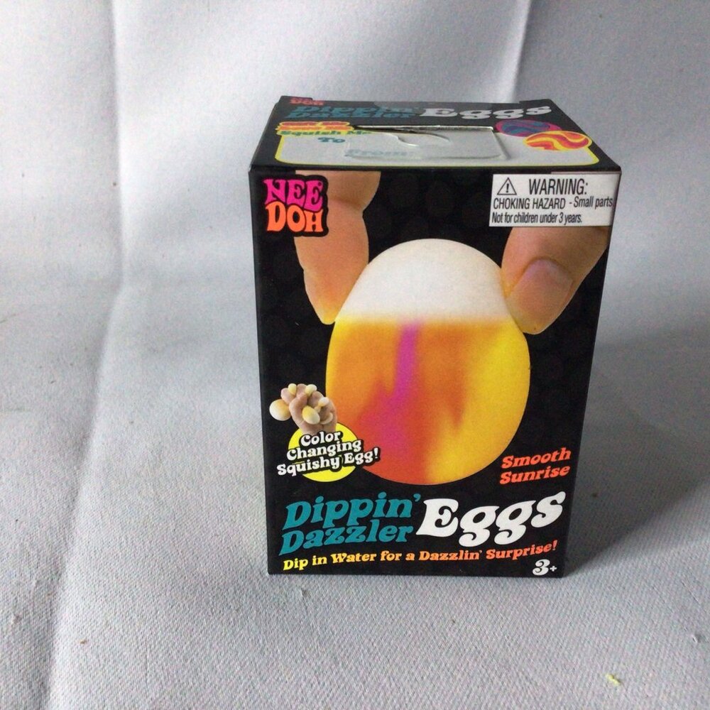Nee Doh Smooth Sunrise Dippin Dazzler Eggs 2.5” Toy (1 egg per order) - Picture 2 of 6
